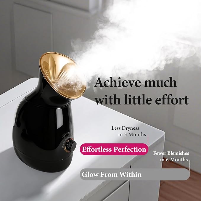 Colorfarm Facial Steamer Nano Ionic: Face Steamer Deep Cleaning Unclogs Pores - Humidifier Hot Mist Home Sauna Spa for Women Men Sinuses Moisturizing - Image 5