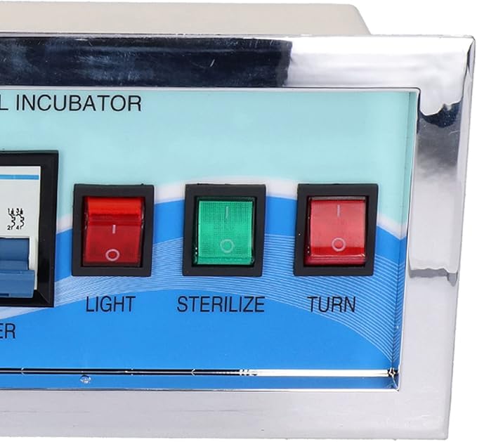 XM-18G Egg Incubator Controller Intelligent Six-Screen Six-Display Temperature Humidity Full Automatic Control for Chicken Goose Duck(0-99℃ 0-99% Rh)(110V) - Image 3
