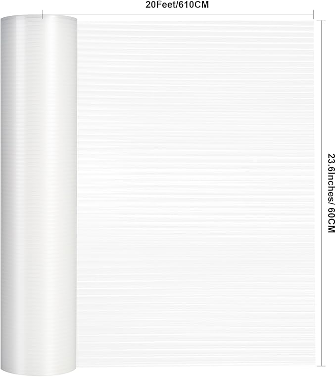 Shelf Liner, 23.6 Inches x 20 FEET Non-Slip Kitchen Cabinet Liner, Washable Oil-Proof Non-Adhesive Contact Paper for Kitchen Drawer, Cabinet, Shelves, Refrigerator, Storage, Desks, coutertops - Image 8