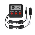 Digital Thermometer and Humidity Thermometers Indoor and Outdoor Digital Temperature and Hygrometer Gauge with Probe for Reptile Terrarium Thermometer Pet Keeping by Unknown