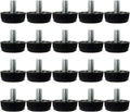 uxcell M8 x 13 x 30mm Furniture Glide Leveling Feet Adjustable Leveler Floor Protector for Home Restaurant Table Leg 20 Pack by uxcell