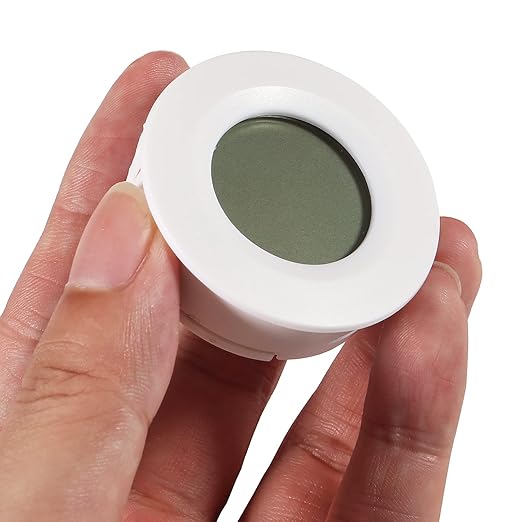 4pcs Mini Hygrometer Thermometer Digital LCD Monitor Indoor/Outdoor Humidity Meter Gauge Temperature for Humidifiers Dehumidifiers Greenhouse Reptile Plant Humidor Fahrenheit(℉) or Celsius(℃) (White) - Image 7