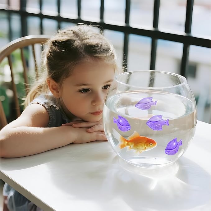 Humidifier Tank Cleaner, 10PCS Universal Humidifier filters fish Compatible with Drop, Droplet, Warm&Cool Mist Humidifiers, Fish Tank, Keep The Water (Fish-Purple) - Image 6