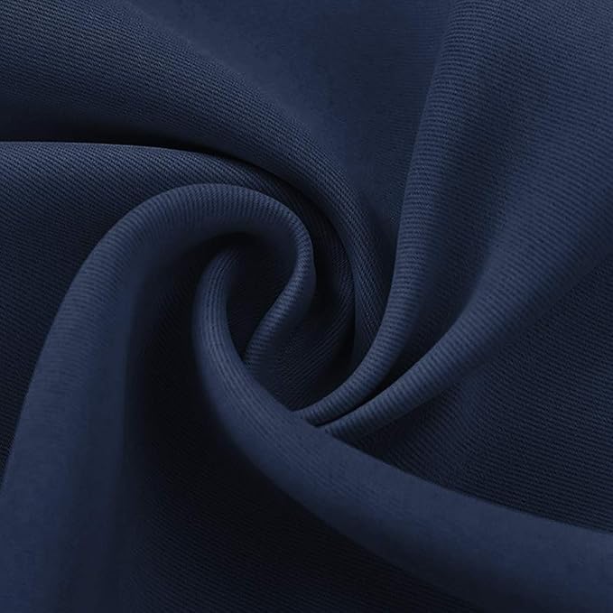 NICETOWN RV Curtains for Camper Windows - (Navy Blue Color) 34x54 Inch, 2 Panels Set, Thermal Insulated Room Darkening Blackout Drapes/Draperies with Rod Pocket & Back Tab for Half Window - Image 8