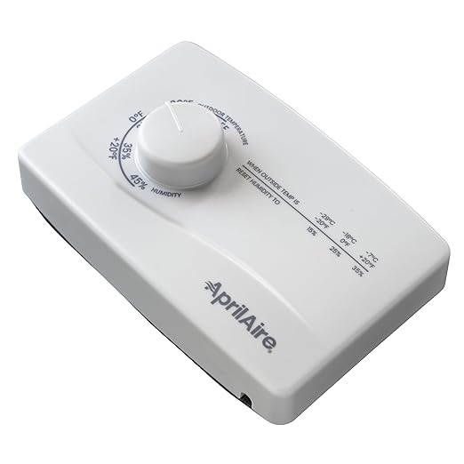 AprilAire 4655 Manual Whole-House Duct or Wall Mounted Humidifier Control Humidistat for AprilAire Whole-House Humidifiers, Low Voltage 24VAC - Image 9