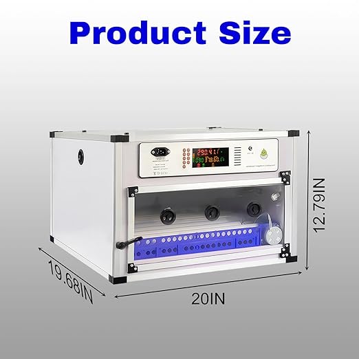 68 Eggs Incubator ，Automatic Incubator for Hatching Eggs, with Automatic Egg Turning and Temperature Humidity Control, Poultry Hatching Incubator for Chicken Duck Goose Quail Bird - Image 8