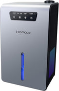 Dehumidifier,2 in 1 Humidifier Dehumidifier Combo,102 OZ Water Tank Dehumidifiers for Home Bedroom,Basement Bathroom,Auto Shut Off,Sleep Mode,7 Colors LED Light by HoomaceLivingHall