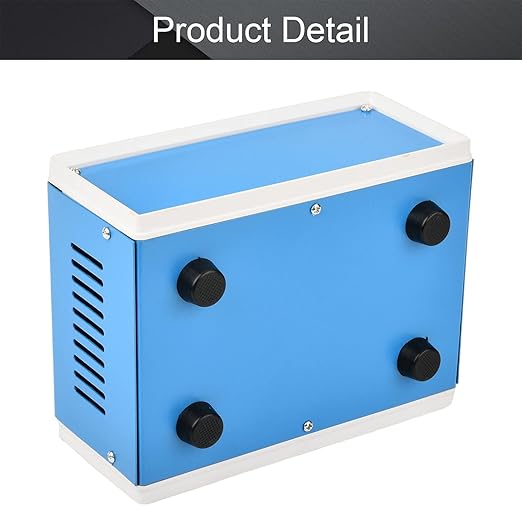 Auniwaig Electronic Junction Box,Metal Project Box DIY Enclosure Case Dustproof Waterproof Preventive Case Box for Electronic Projects, 6.69" x 5.12" x 3.15" Blue - Image 4