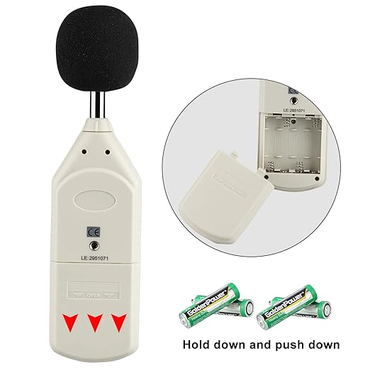 Decibel Meter, Professional Sound Level Meter with Backlight Display, USB Available SPL Meter 30 to 130dB, EC651 & ANSI S1.4 Standards A/C Weighted Sound Meter, Noise Meter with Records to 4700 - Image 6