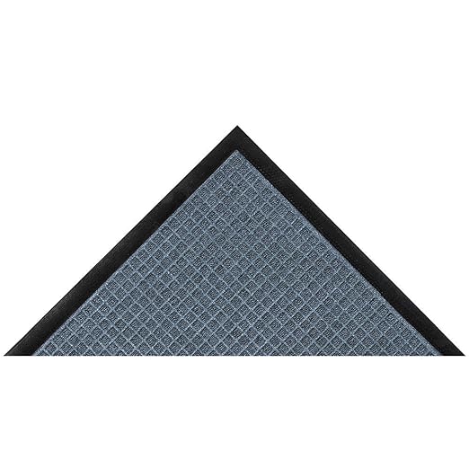 NoTrax 4'x6' Guzzler Commerical-Grade Entrance Mat, Dirt and Moisture Control, Rubber-Backed, Indoor/Outdoor, Stale Blue, 166 by NOTRAX%C2%AEPREMIUMFLOORMATTING