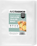 Avid Armor Vacuum Sealer Bags QUART PLUS Size 10"x13" 100 Pack for Food Saver and Seal A Meal Vac Sealers BPA Free Commercial Grade Sous Vide Vaccume Safe, Heavy Duty Universal Precut Storage Bag by AvidArmor