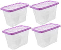 Unomor 4pcs Empty Moisture Absorber Holder Boxes Reusable Plastic Case for Wardrobe Closet Storage Home Use by Unomor