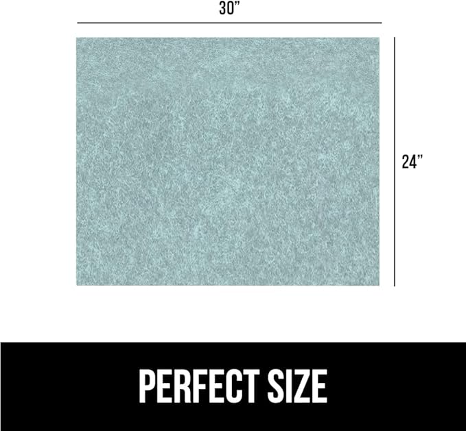 GORILLA GRIP LeakGuard Non-Adhesive Under Sink Mat for Kitchen Cabinet, Waterproof Quick Dry Shelf Liner, Durable Absorbent Felt Mats for Bathroom Sinks, Cabinets, Dresser, Easy Trim, 24x30 Spa Blue - Image 7