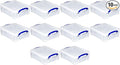 Really Useful Box Stackable 8.1L Plastic Storage Container Bin with Snap Lid & Built-in Clip Lock Handles for Home & Office Organization (10 Pack) by ReallyUsefulBox