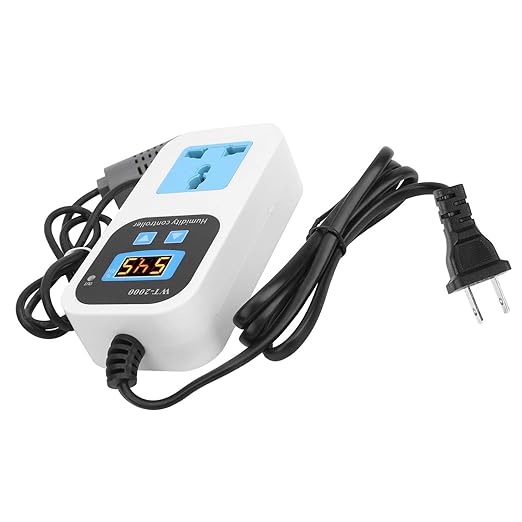 Digital Humidity Controller Air Humidity Detector 110V-220V with LCD Display Humidity Controlling Switch Socket for Humidifiers Dehumidifiers 0%-99% RH Control Range - Image 9