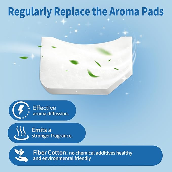 50 Pack Unscented Humidifier Aroma Pad, Humidifier Replacement Filters Compatible with Homvana 3.6L Cool Mist Top-Fill Humidifiers for Bedroom Home, Diffuse Fragrances - Image 3
