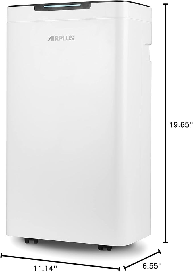 AIRPLUS 1,500 Sq. Ft Dehumidifier for Basement, 30 Pints Powerful Dehumidifier for Home, Large Rooms, Bedrooms, Sufficient Capacity Water Tank with Drain Hose (AP2011N) - Image 9