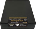 Lineco Archival 11 x 14 x 3 inches Museum Archival Storage Box, Drop Front Design, Acid-Free with Metal Edge. Preserves Photos Documents, Black by Lineco
