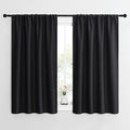NICETOWN Black Out Curtain Panels for Kitchen - Energy Smart Decoration Thermal Insulating Blackout Drapes/Draperies for Small Window (2 Panels, 42 inches Wide by 54 inches Long) by NICETOWN