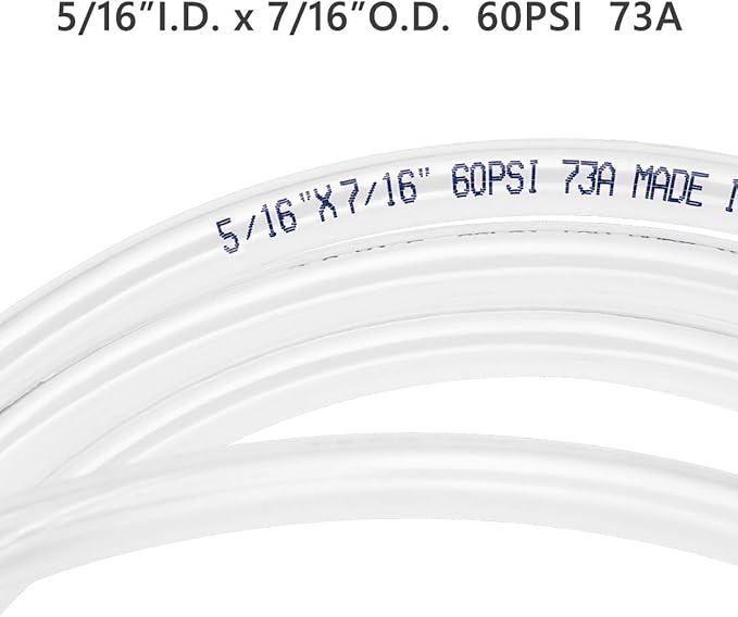 Eastrans 25ft x 5/16'' ID Clear Vinyl Tubing, Flexible Hybrid PVC Tubing Hose, Lightweight Plastic Tube UV Chemical Resistant Vinyl Hose, BPA Free and Non Toxic - Image 4