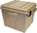 MTM ACR12-72 Ammo Crate Utility Box |Dry Storage of Gear | Carries 100lbs of gear| Stackable, four tie down points | Double padlock tapped for security | Dark Earth by MTMCase-Gard