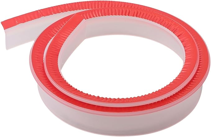 Shower Water Retention Strip - Silicone Multi-Color Water Containment - Fits Various Shower Areas for Bathroom Use(Transparent 100cm) - Image 2