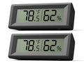 Small Digital Hygrometer, Humidity Meter, Indoor Thermometer, Room Temperature and Humidity Monitor, Gauge with Accurate Sensor, for House, Home, Baby Room, Greenhouse, Humidor, Incubator, Reptiles by PFTTDD