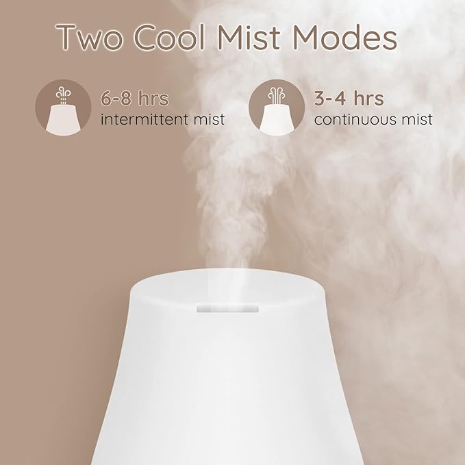 Aromatherapy Essential Oil Diffuser for Room: Air Humidifier Aroma Scent Cool Mist Diffusers Colorful Light Cute Mini Small Waterless Auto Off Ultrasonic for Home Bedroom - Image 6