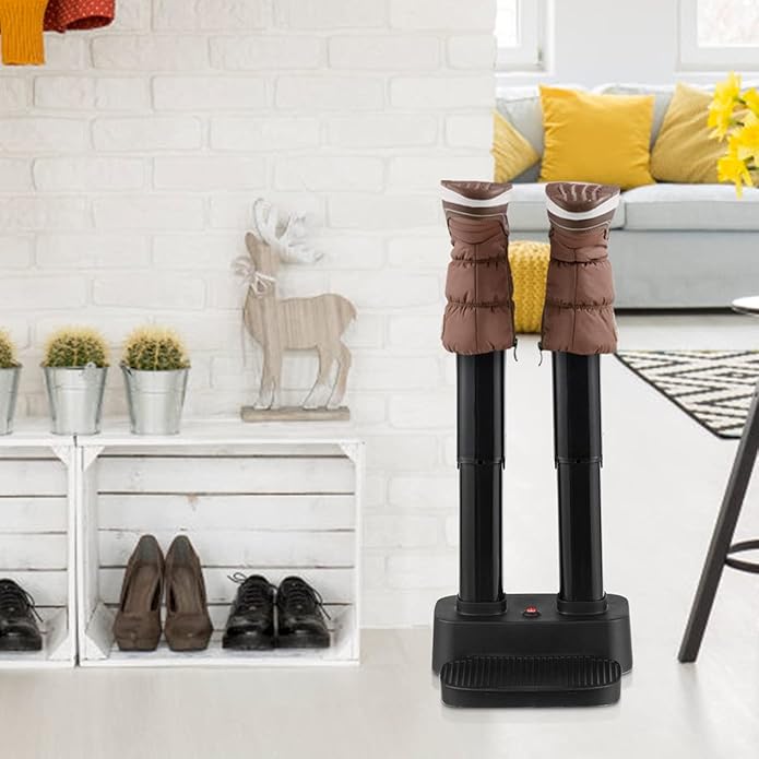 COSTWAY Electric Shoe Dryer, Double Free-Retractable Tubes for Boot, Glove, Suitable for Home, Hotel, Office - Image 9