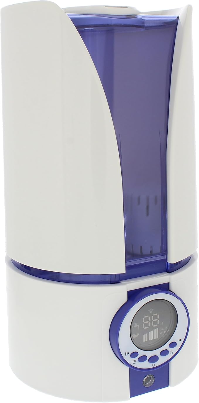 CCC Comfort Zone CZHD81 Whisper-Quiet Cool Mist Digital Ultrasonic Humidifier with Remote Control and Auto Shut-Off, White - Image 7