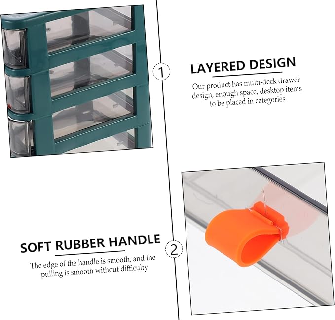 Cosmetic Storage Box Mini Organizer Desk Shelf Organizer Portable Jewelry Box Desktop Storage - Image 5