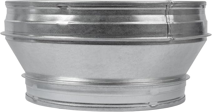 Vent Systems 10" Inch to 8" Inch Duct Reducer – Galvanized Steel HVAC Pipe Adapter Connector for Ventilation Exhaust and Grow Tents – Durable Metal Transition Fitting for Heating and Cooling - Image 7