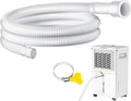 Dehumidifier Drain Hose with Cuttable Rubber Adapter & Connect Clamp,3/4 Inch FHT, Flexible Universal Drain Hose for Most Dehumidifier and Air Conditioner Brands (5 Feet) by Unknown