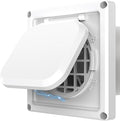 Dryer Vent Cover Outside 4 inch, Magnetic Door Design, Durable Airflow Vent with Lint Trap Screen, Thickened Material, 6 inch x 6 inch Size, White by Unknown