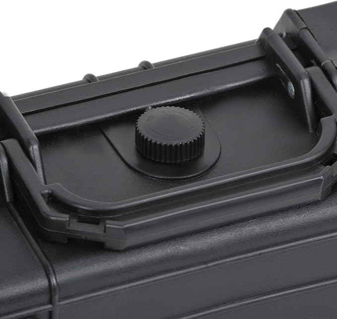 MEIJIA Portable Waterproof Protective Hard Case,Compact Camera Case with Customizable Fit Foam,Elegant Black,Fit for Drones,Camera,Lens, 9.17inchx7.56inchx4.33inch, Black, Dry Case - Image 8