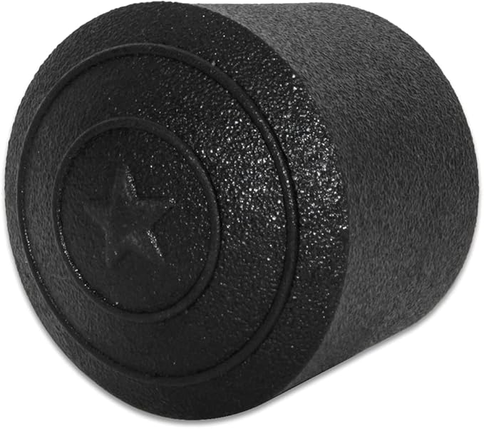 Flyshop 23/32", 18 mm, Patio Round Chair Leg Caps, Furniture Table Feet Covers Floor Protectors, Non-Marking Frosted Synthetic Rubber Legs Tips, 8 Pack, Black - Image 4