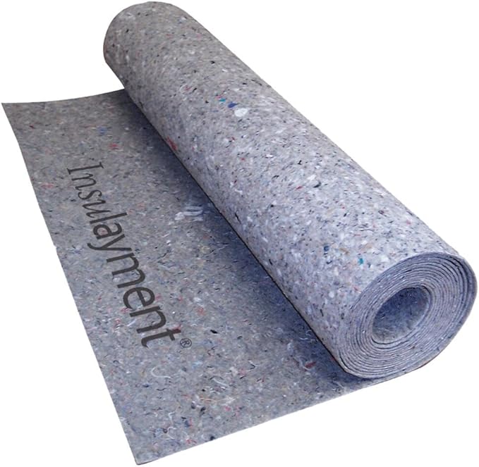 Laminate, Wood, and Tile Flooring Underlayment (Floating, Glue Down, or Nail Down)- Sound Reduction, Compression Resistant, Insulating 3'x33.3' Roll (Covers 100 sq. ft) INSUL100 by MPGlobalProducts
