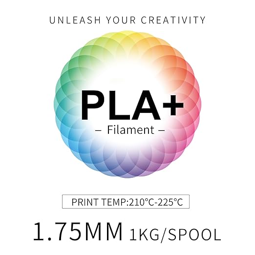 INLAND Micro Center PLA+ 3D Printing Filament 1.75mm - PLA Pro Dimensional Accuracy +/- 0.03 mm - 1kg Cardboard Spool (2.2 lbs) (2 Pack Blue & True Red, 1.75mm) - Image 8