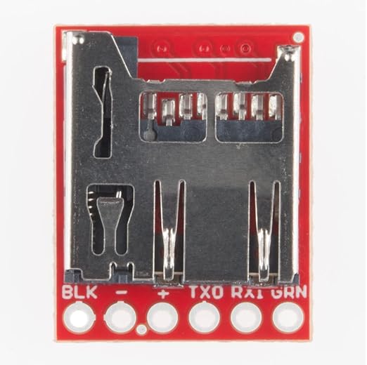 SparkFun OpenLog Open-source data logger works over a simple serial connection Supports microSD FAT16/32 cards up to 32GB Configurable baud rates up to 115200bps Preprogrammed ATmega328 and bootloader - Image 3