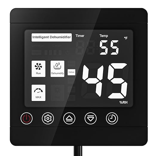 Waykar Remote Control for AFW Series Dehumidifiers – Digital Humidity & Temperature Control, Adjustable Humidity Level, 32.8ft Cable, Sensitive Sensor, Easy Installation, Includes Accessories by Waykar