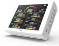 15-in-1 Smart Air Quality Monitor Indoor - AI-Powered Home Air Tester for CO2, PM2.5, TVOC, HCHO, Noise, Temp & Humidity, 6-Level AQI with 3-Color Alerts, Portable & Rechargeable - White by Unknown