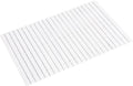 Bath Mat Bathroom Rugs Floor Wood Shower Bathtub Waterproof Non Slip Accessories 16x24 Inch Easy to Clean, White, 1 pc by Fovlaurs