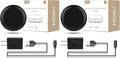 MOES WiFi Smart IR Remote Controller Smart Home Infrared Universal Remote Blaster,One for All Control AC TV DVD CD AUD SAT etc,Compatible with Alexa and Google Assistant,No Hub Required (Pack of 2) by MOES
