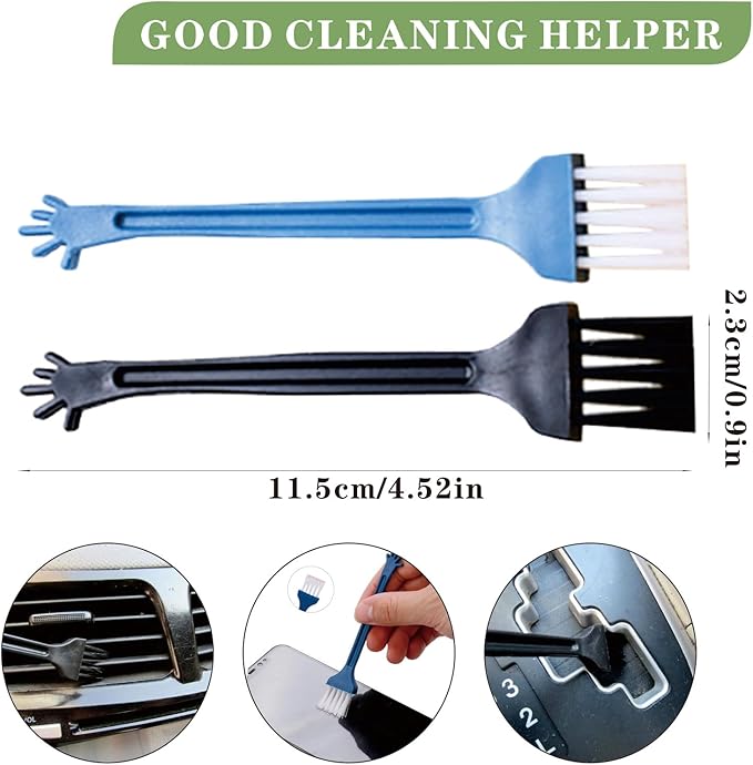 18 Pieces Crevice Cleaning Brush, Corner Brush, Screen Cleaner Brush, Cleaning Tools for Housekeeping, Garbage Disposal Cleaner Brush, Window Track Cleaning Tools, Kitchen (18pcs) - Image 5