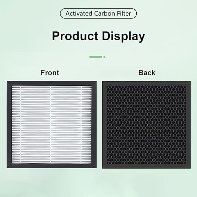 H13 Air Purifier Replacement Filter, 3-In-1 High-Efficiency Activated Carbon Air Filters Compatible with Dehumidifier Air Purifier Q7 Q8 Q9 4 Pack - Image 2