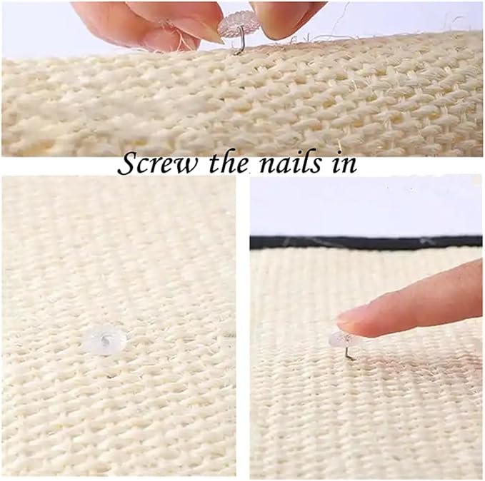 Cat Scratch pad Sofa Protector, Natural sisal Sofa Protector, Anti Scratch pad Furniture Protector, Sofa Protector, Bed Furniture Corner Protector, and Anti Scratch Protector (15.7"×11.8”-S) - Image 3