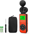 BTMETER BT-881W Heat Stress Meter Anemometer, Digital Indoor/Outdoor WBGT (Wet Bulb Globe Temperature) Meter with Wind Speed, Ambient Temp, Humidity Tester by BTMETER