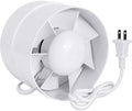 HUGOOME Inline Duct Fan 5 Inch Vent Booster, HVAC Exhaust Intake Fans 141 CFM, Ventilation Blower for Grow Tent Attic Kitchen Garage Greenhouse Basement (Φ 5 inch/110v) by atYourFingertipsHUGOOME