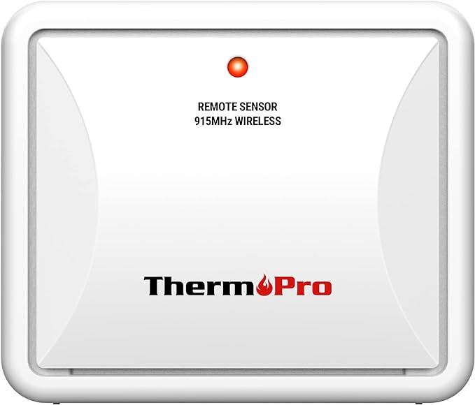 ThermoPro TX-2 915Mhz Fitting Rainproof Transmitter Additional Outdoor Sensor for Indoor Outdoor Thermometer Humidity Monitor of 915MHz, Batteries Included by TempPro
