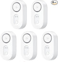 GoveeLife Water Leak Detector 5 Pack with 105dB Adjustable Alarm, Water Alarm with Dual Sets Sensor Probes Leaks and Floods. Suit for Home, Basement, and Kitchen(Cannot Connect to Wi-Fi Directly) by GoveeLife